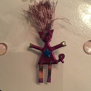 Colorful Handmade Pig Brooch